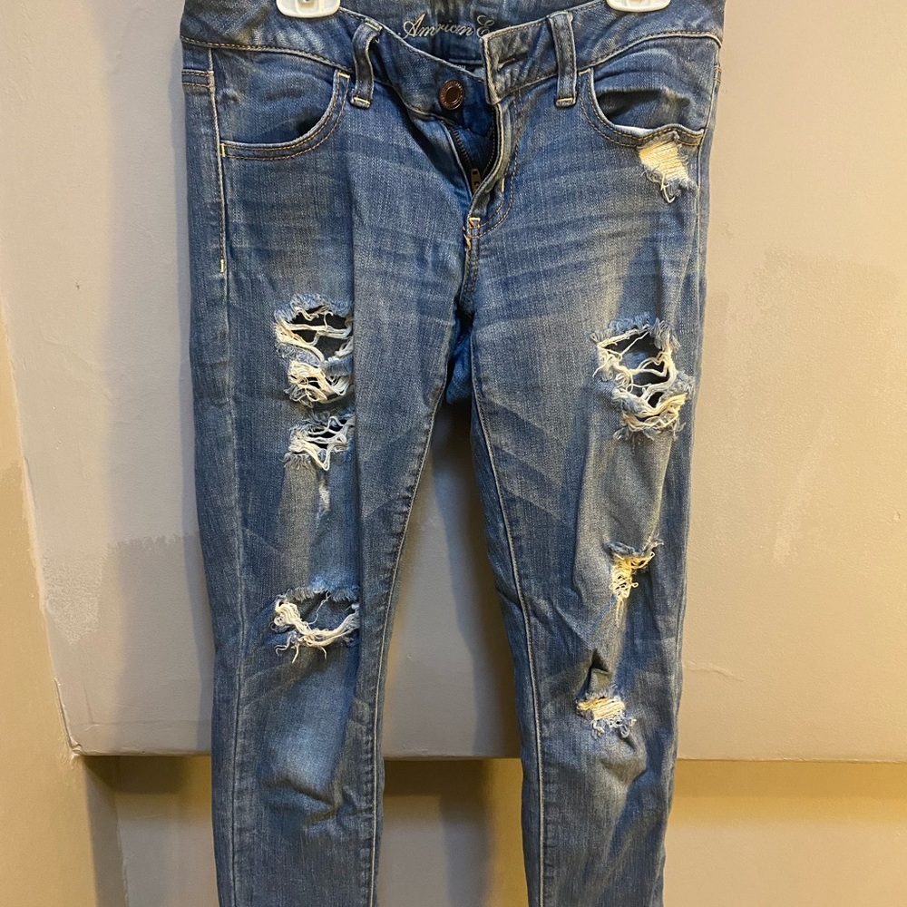 AE ripped jegging
